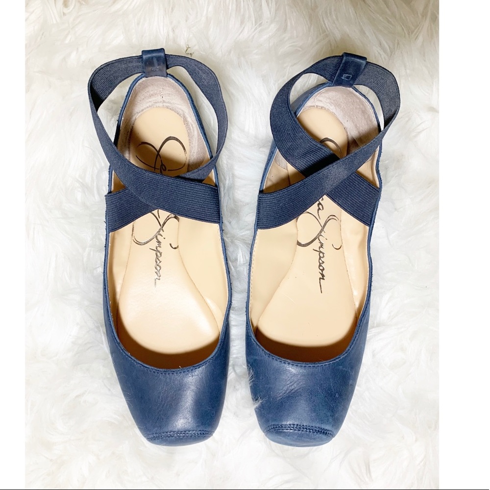 Jessica Simpson Ballet Blue Ballet Flat Sz 7.5